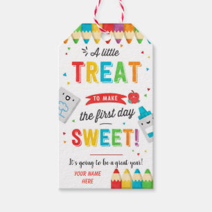 First Day of School Welcome Back To School  Gift T Tags