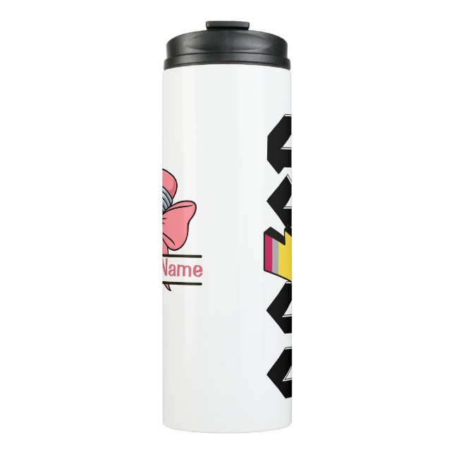 First day of school with options to personalize  thermal tumbler (Front)