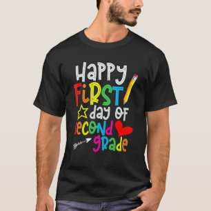 First Day Of Second Grade Teacher Back To Shool T-Shirt