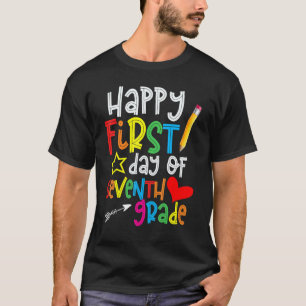 First Day Of Seventh Grade Teacher Back To Shool T-Shirt