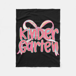 First Day Of Third Grade Floral Bundle For Teacher Fleece Blanket