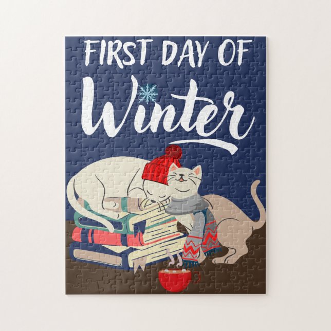 First Day Of Winter Jigsaw Puzzle (Vertical)