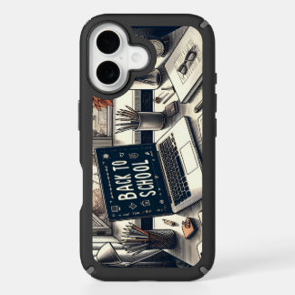 First‑Day‑Ready iPhone Case with Study Desk Art