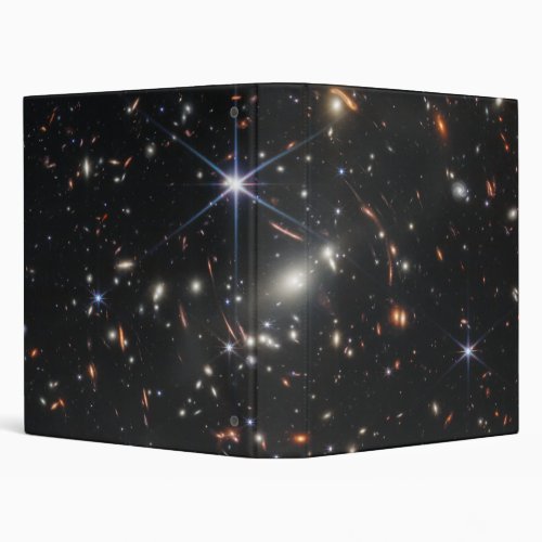 First Deep Field of Universe from James webb 3 Ring Binder