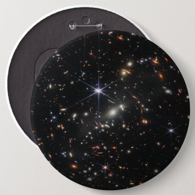 First Deep Field of Universe from James webb Button (Front & Back)