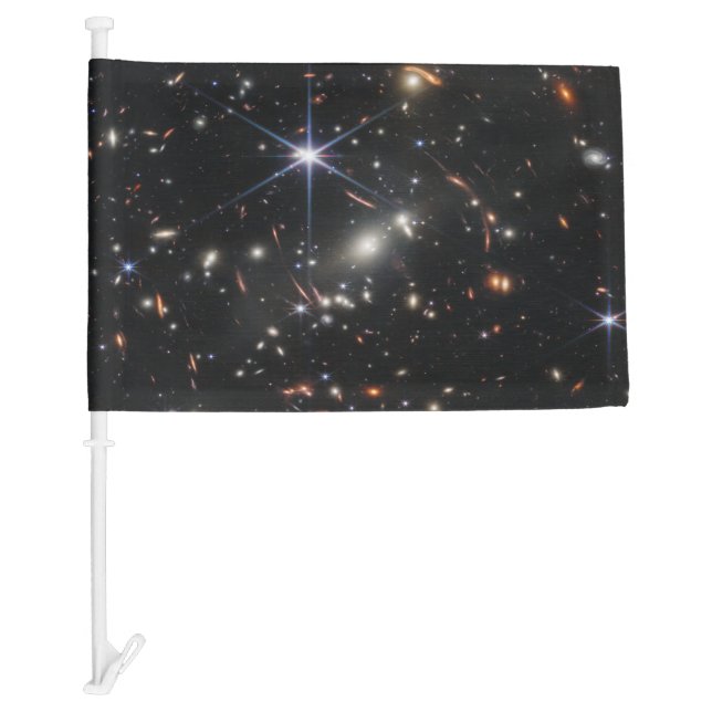 First Deep Field of Universe from James webb Car Flag (Front)