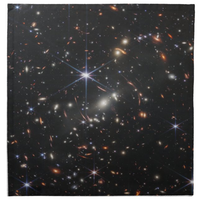 First Deep Field of Universe from James webb Cloth Napkin (Front)