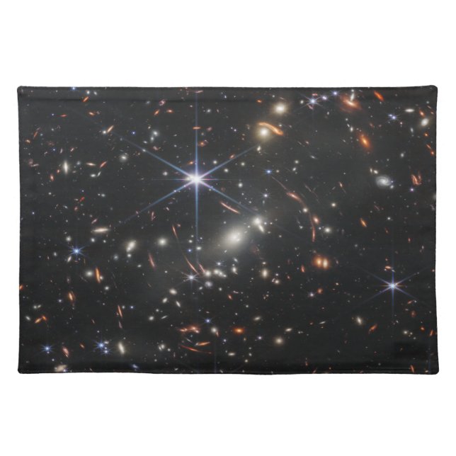 First Deep Field of Universe from James webb Cloth Placemat (Front)