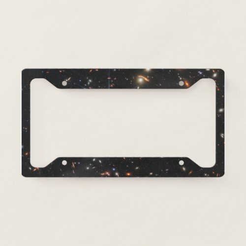 First Deep Field of Universe from James webb License Plate Frame