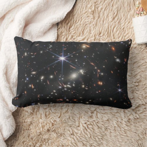 First Deep Field of Universe from James webb Lumbar Pillow