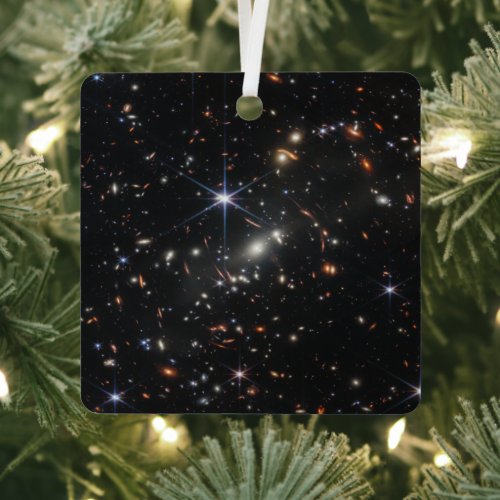 First Deep Field of Universe from James webb Metal Ornament