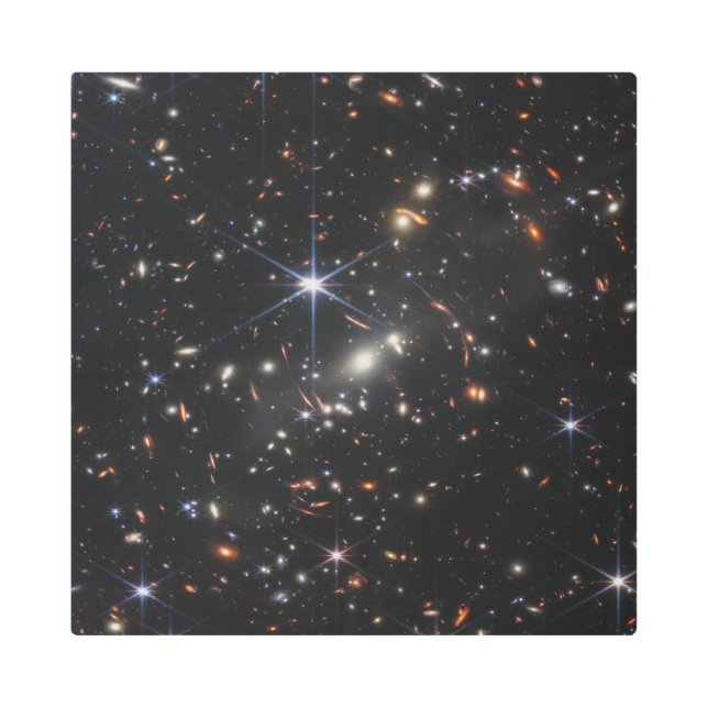 First Deep Field of Universe from James webb Metal Print (Front)