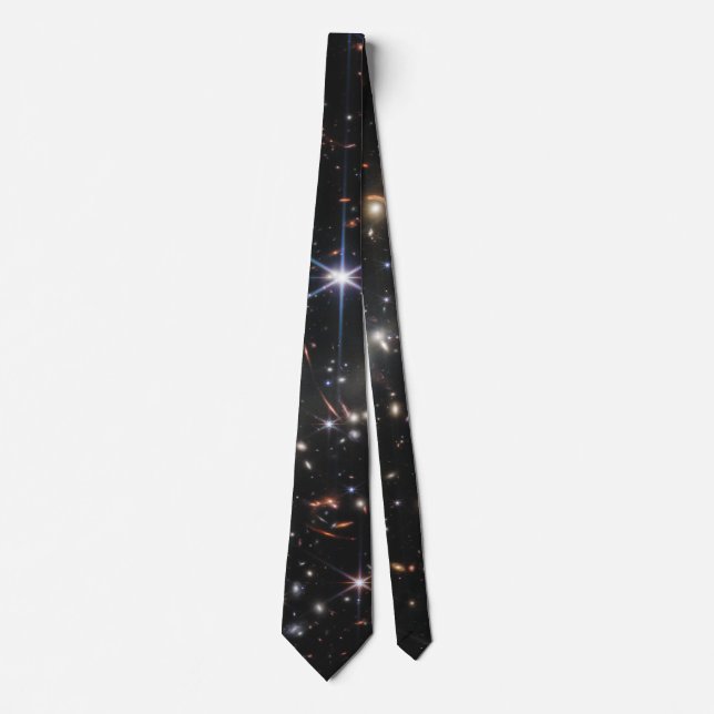 First Deep Field of Universe from James webb Neck Tie (Front)