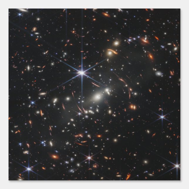 First Deep Field of Universe from James webb Sign (Front)