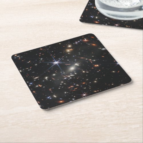 First Deep Field of Universe from James webb Square Paper Coaster