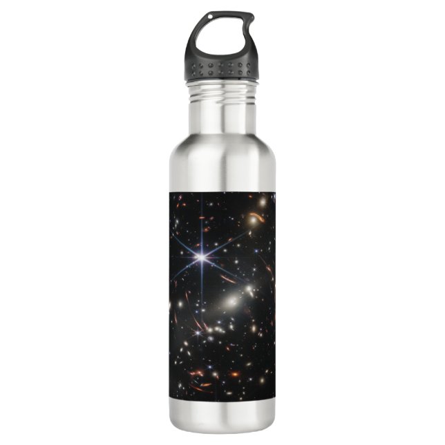 First Deep Field of Universe from James webb Stainless Steel Water Bottle (Front)