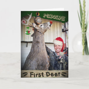 First Deer Christmas Card
