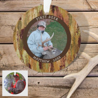 FIRST DEER Hunting Photo Camouflage Personalized