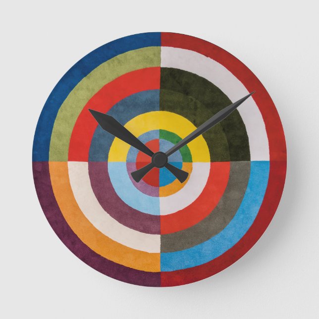 First Disc | Robert Delaunay | Round Clock (Front)