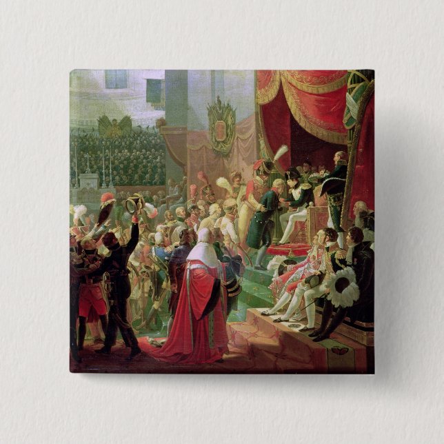 First Distribution of Crosses of Legion of Honour Pinback Button (Front)