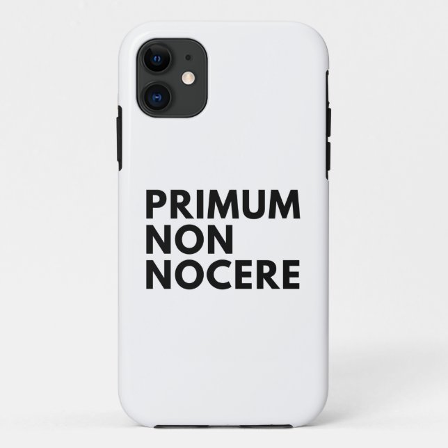 First Do No Harm Doctor's Hippocratic Oath Case-Mate iPhone Case (Back)