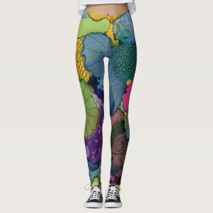 Funky Doodles Side Pocket Leggings 