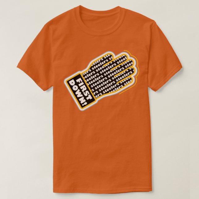 First Down Steelers T-Shirt (Design Front)