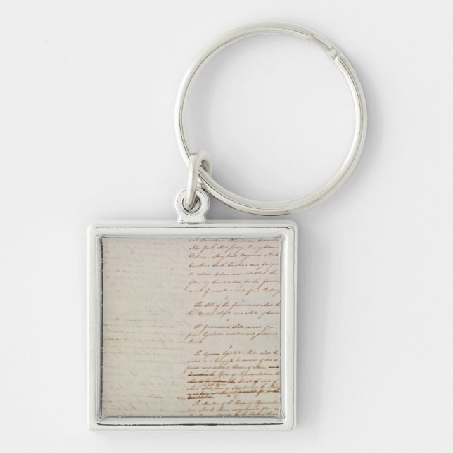 First draft of the Constitution of the U.S. Keychain (Front)