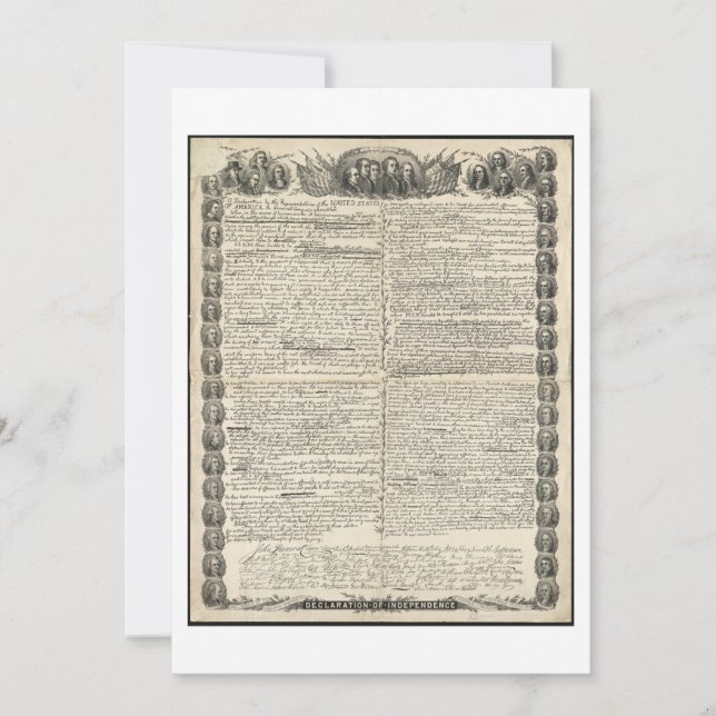 First Draft of the Declaration of Independence (Front)