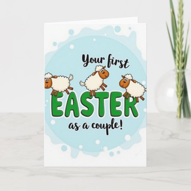 First Easter As A Couple Card (Front)