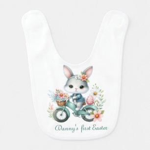 First Easter Boy Baby Bib