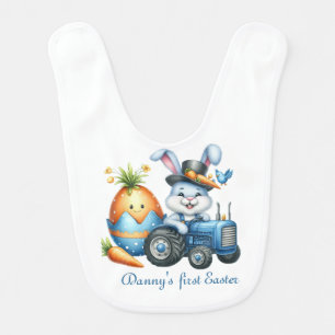 First Easter Boy Baby Bib