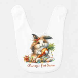 First Easter Boy Baby Bib
