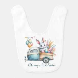 First Easter Boy Baby Bib