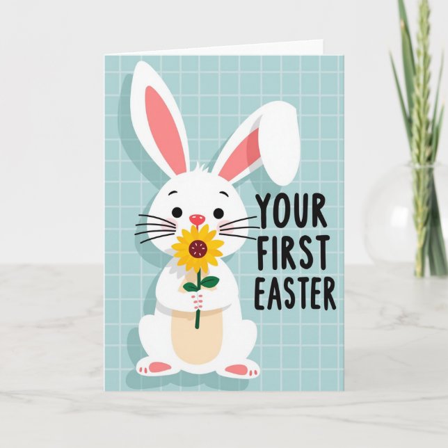 First Easter Bunny Card (Front)
