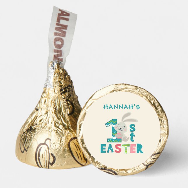 First Easter Bunny Custom Hershey®'s Kisses® (Front)
