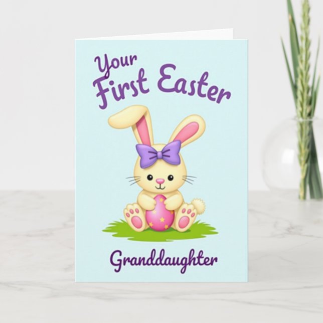 First Easter Celebration Card (Front)