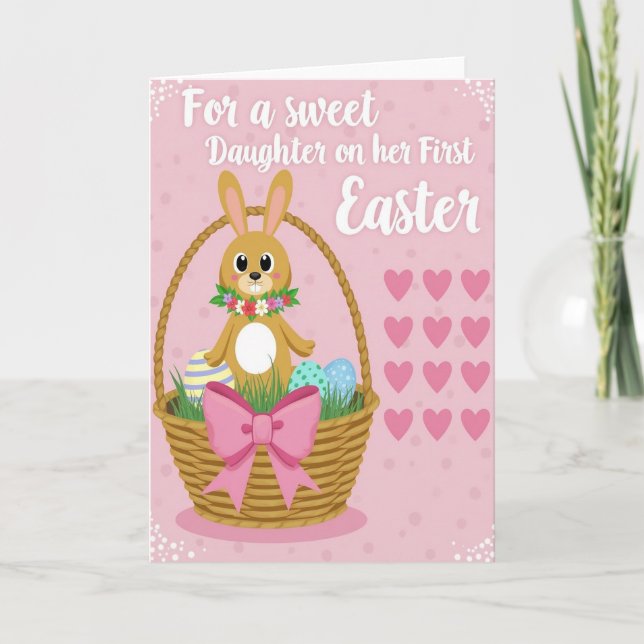First Easter Daughter Sweet Card (Front)