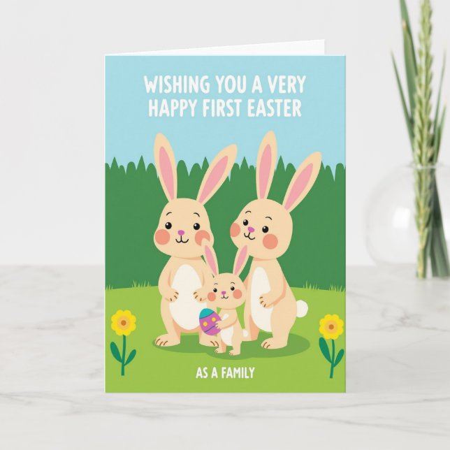 First Easter Family Card (Front)