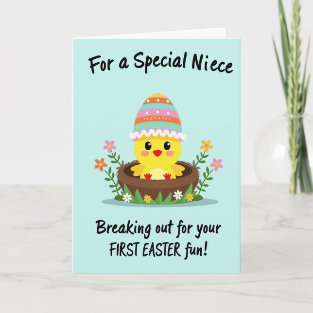 First Easter Fun Breaking Out Card (Front)