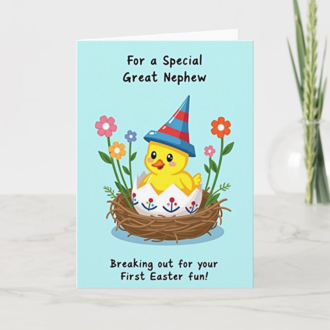 First Easter Fun Greeting Card (Front)