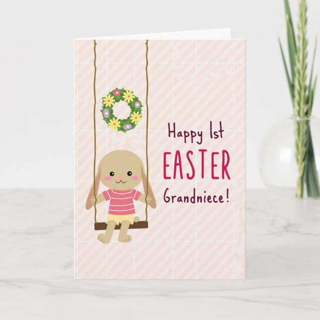 First Easter Grandniece Card (Front)