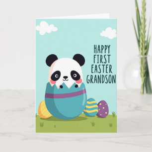 First Easter Grandson Card