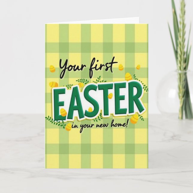 First Easter New Home Card (Front)