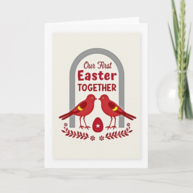 First Easter Together Keepsake Card (Front)