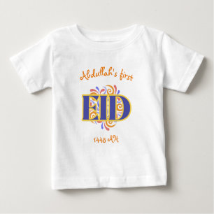 First Eid Celebration Custom Baby T-Shirt