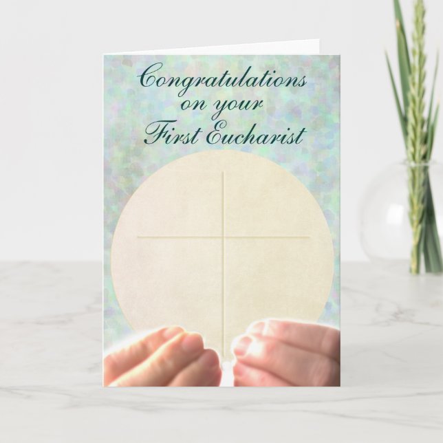 First Eucharist Card (Front)