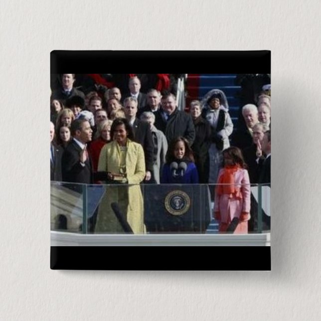 First Family 2009 Inauguration Pinback Button (Front)