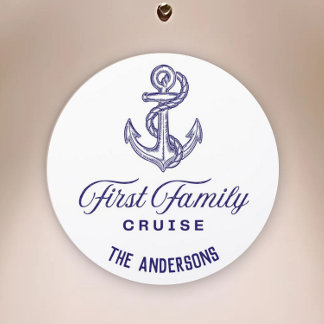 First Family Cruise Door Magnet - Customizable
