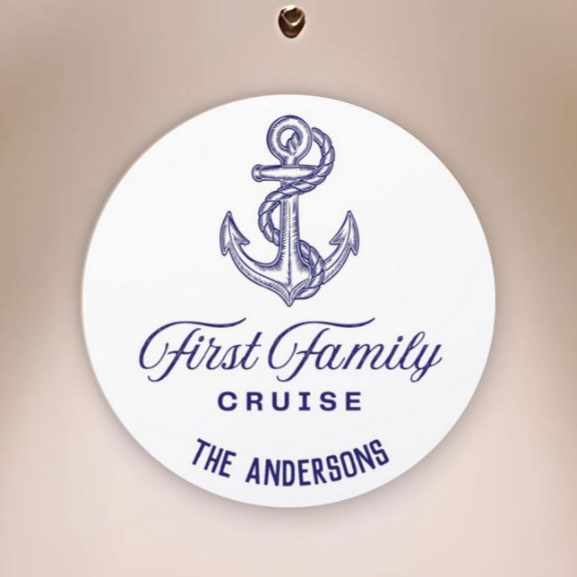 First Family Cruise Door Magnet - Customizable (Creator Uploaded)
